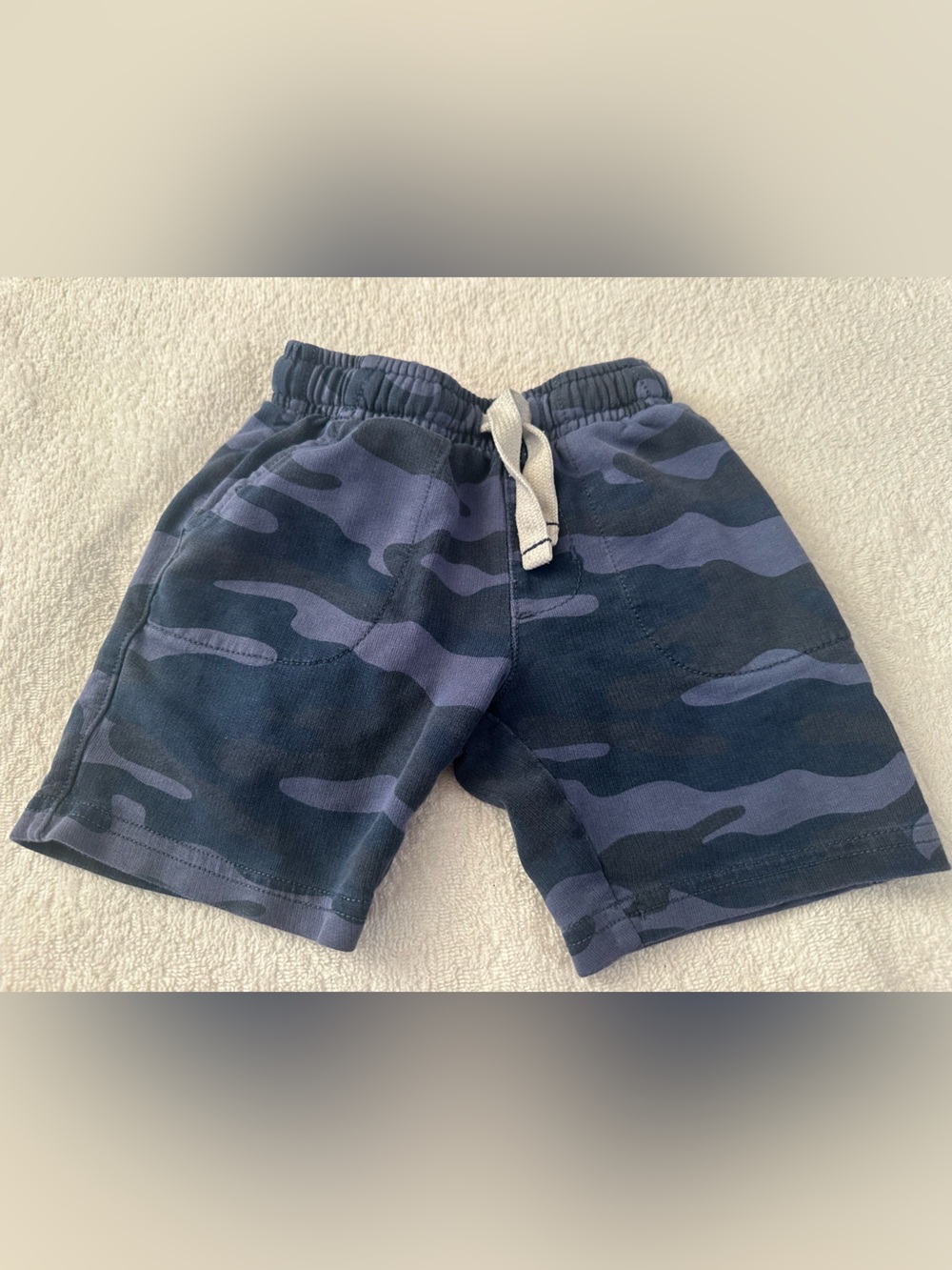 Carter's Navy & Blue Camo Pull-On Shorts